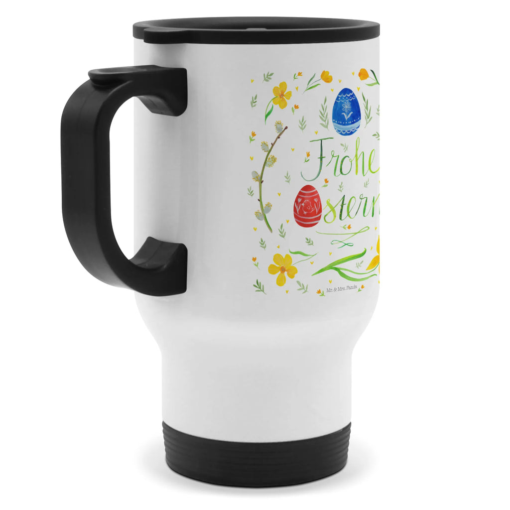 Insulated mug Easter happy Easter travel mug, travel coffee mug, Coffee mug, Thermo mug, To Go mug, Thermo cup, Insulated mug, Easter, Easter bunny, Easter Greetings, Pussy Willow. lettering, Easter Flower, Happy Easter, Painted Easter Eggs, Easter Egg