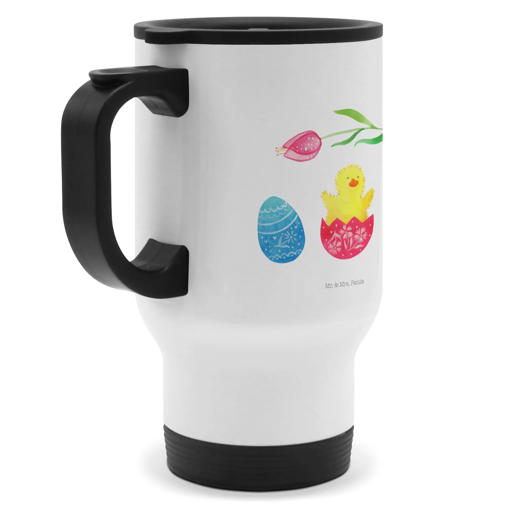 Insulated mug chick Hatch travel coffee mug, travel mug, To Go mug, Insulated mug, Coffee mug, Thermo cup, Thermo mug, Easter, Easter bunny, Easter greetings, spring fever, Easter egg, Easter eggs, best wishes, Chicks, joy, egg, greetings, happy Easter