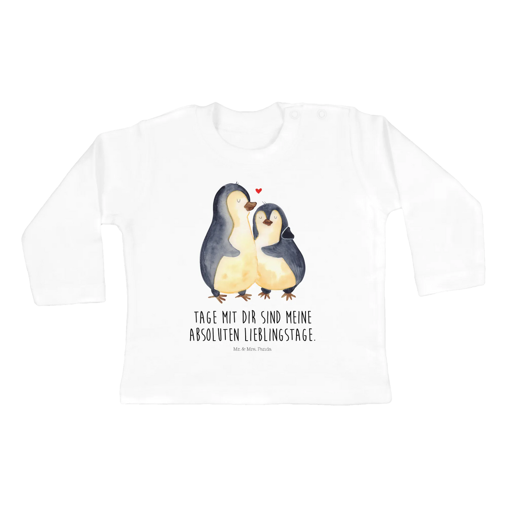 Baby long-sleeve Penguin embrace Baby Shower, Kleidung, Bio, Langarm, Pinguin, Hochzeit, Hochzeitstag, Liebesbeweis, Verlobung, Hochzeitsgeschenk, Liebe, Liebespaar, Liebesgeschenk, Jahrestag