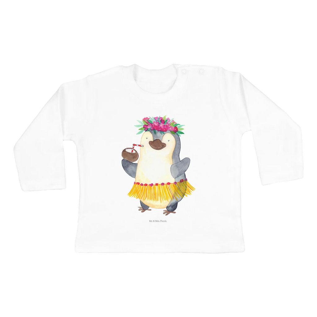 Baby Longsleeve Pinguin Kokosnuss Langarm, Kleidung, Bio, Baby Shower, Pinguin, Hawaii, Pinguine, Kokosnuss, Urlaub, Aloha