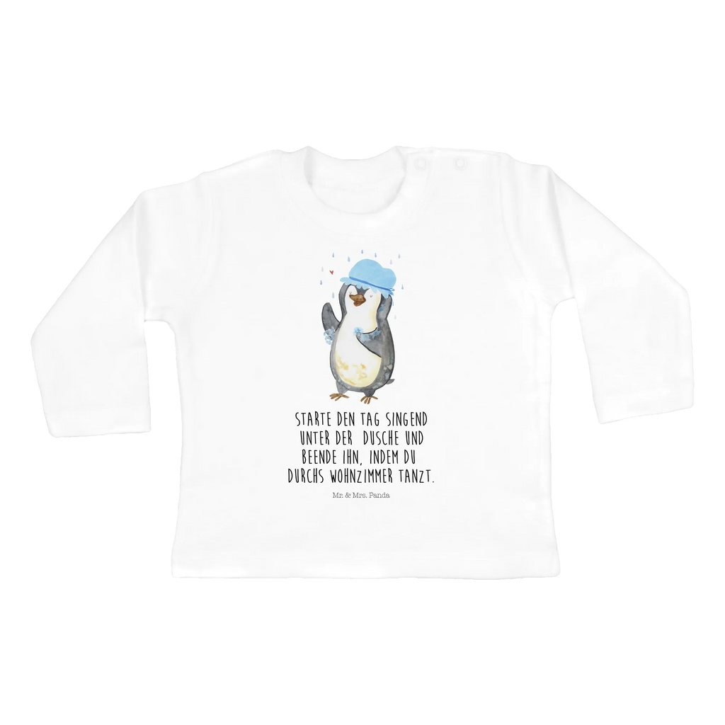 Baby long-sleeve Penguin have a shower Kleidung, Baby Shower, Bio, Langarm, Pinguin, Motivation, Duschen, Pinguine, glücklich sein, Neustart, Dusche, Neuanfang, Lebensmotto