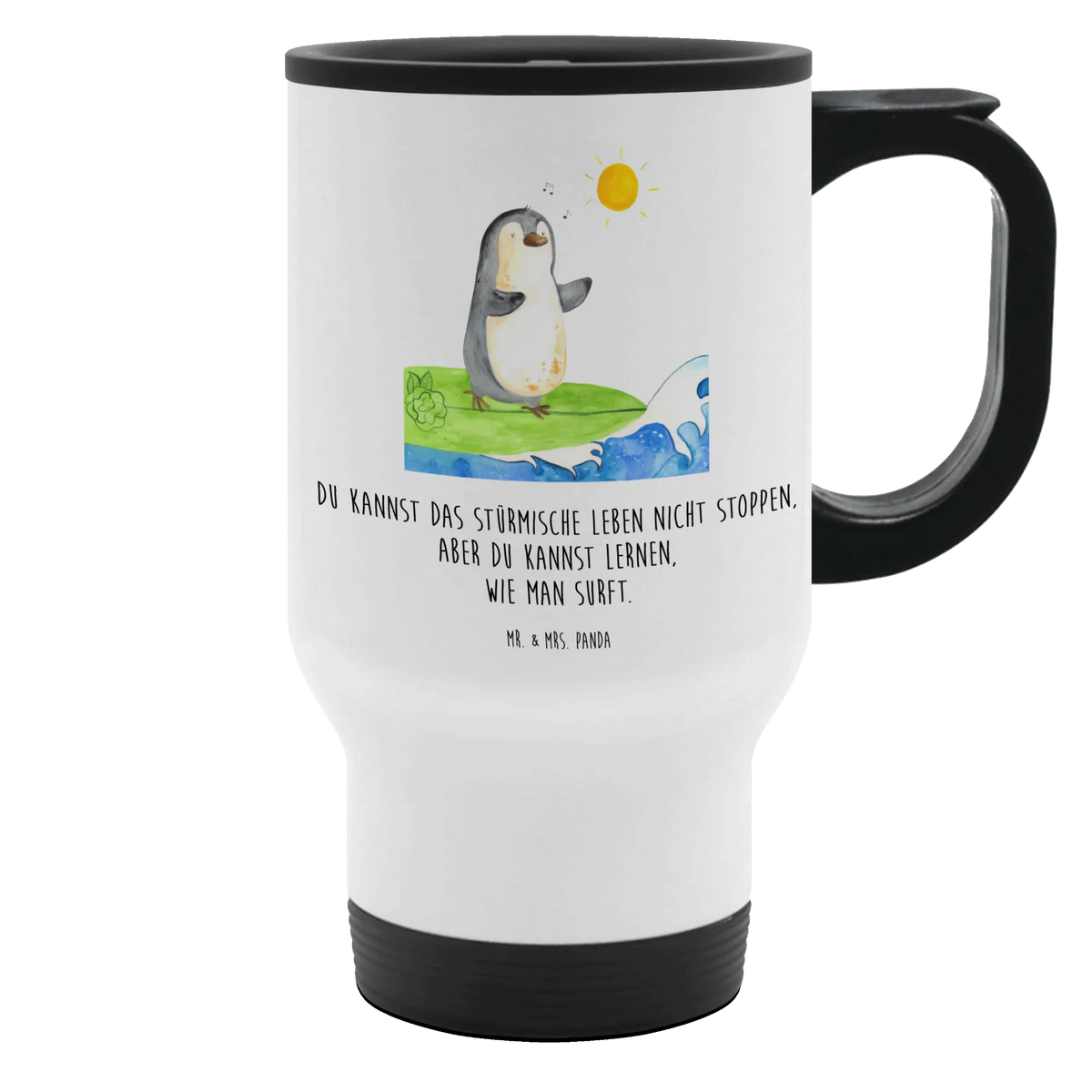 Kubek termiczny Pingwin surfista Pinguin