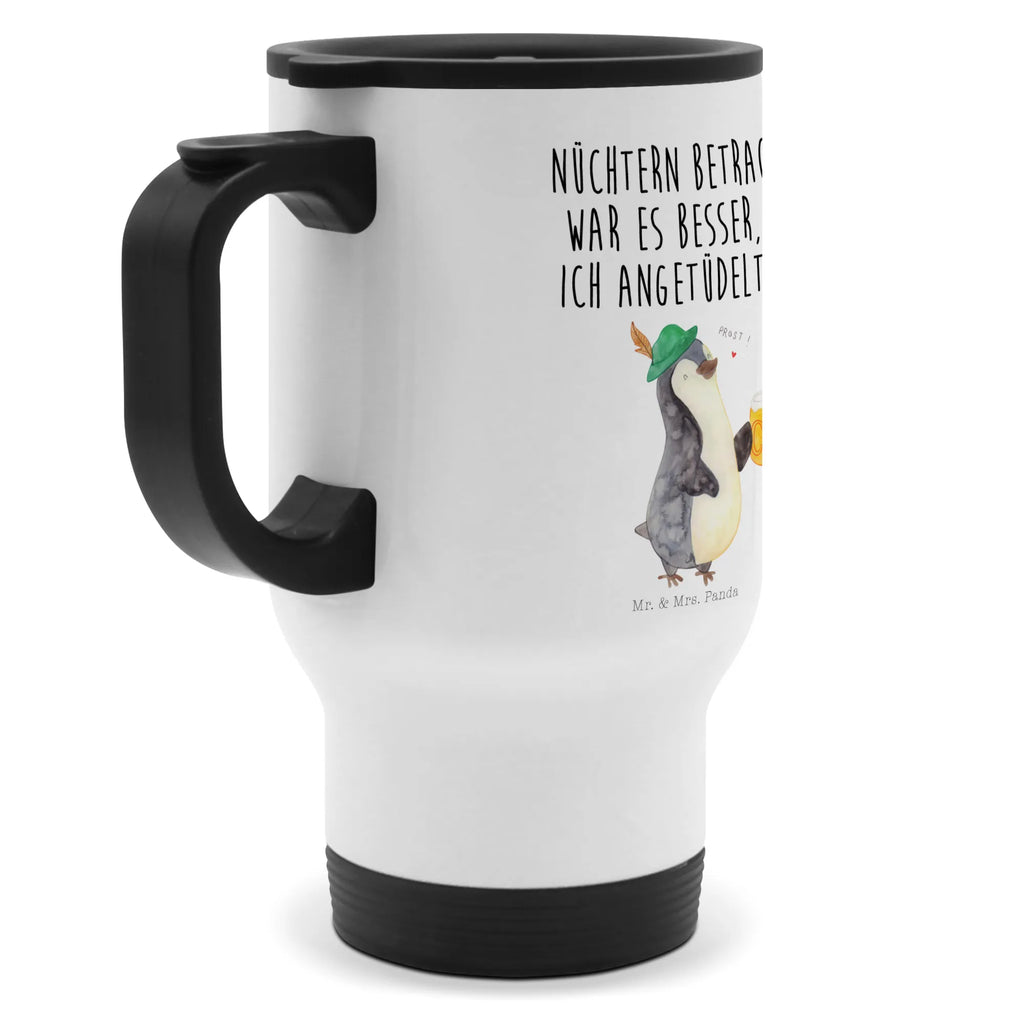 Insulated mug Penguin Beer travel mug, travel coffee mug, To Go mug, Insulated mug, Thermo cup, Coffee mug, Thermo mug, Penguin, North Pole, Winter, Penguins, Oktoberfest, penguins, beer