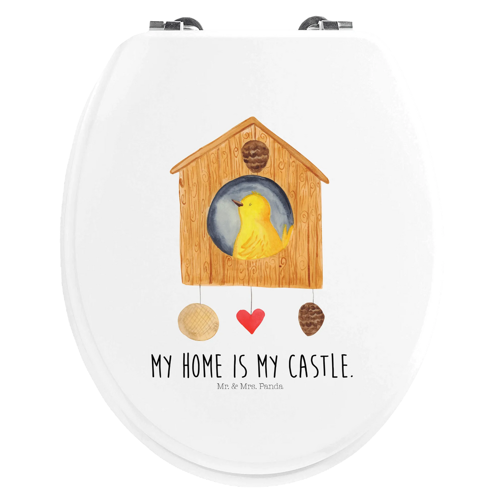 Motiv WC deska sedesowa ptak Dom Klobrille, WC-Sitz, Toilettendeckel, Toilette, Klodeckel, Tiermotive, Gute Laune, lustige Sprüche, Tiere, Nest, Castle, Vogelhaus, Familie, Vogel, unser Haus, Eigenheim, Zuhause, Lieblingsort, Vögel, Haus, Wohnung, Home sweet home, Vogelhäuschen