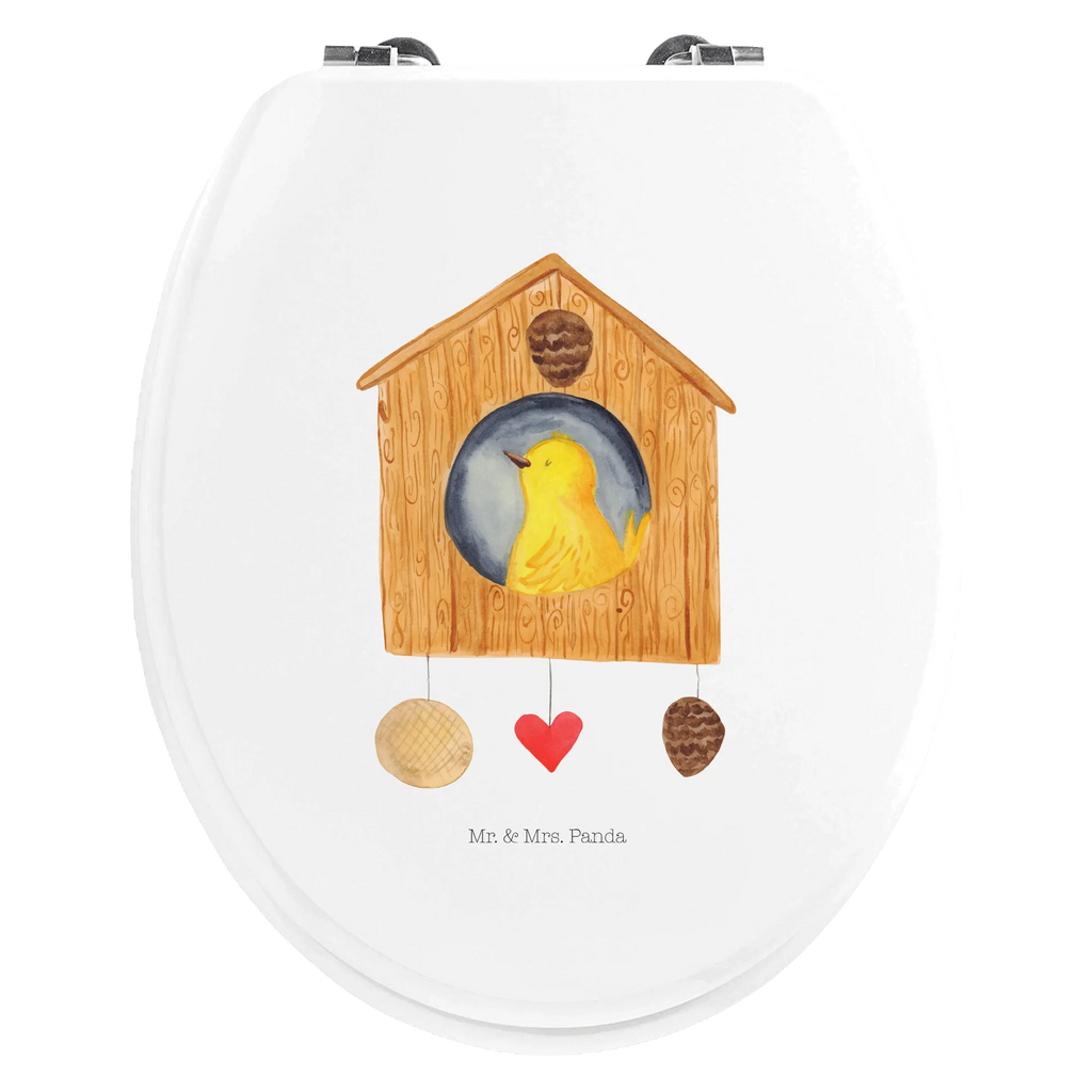 Motiv WC deska sedesowa ptak Dom Klobrille, WC-Sitz, Toilettendeckel, Toilette, Klodeckel, Tiermotive, Gute Laune, lustige Sprüche, Tiere, Nest, Castle, Vogelhaus, Familie, Vogel, unser Haus, Eigenheim, Zuhause, Lieblingsort, Vögel, Haus, Wohnung, Home sweet home, Vogelhäuschen