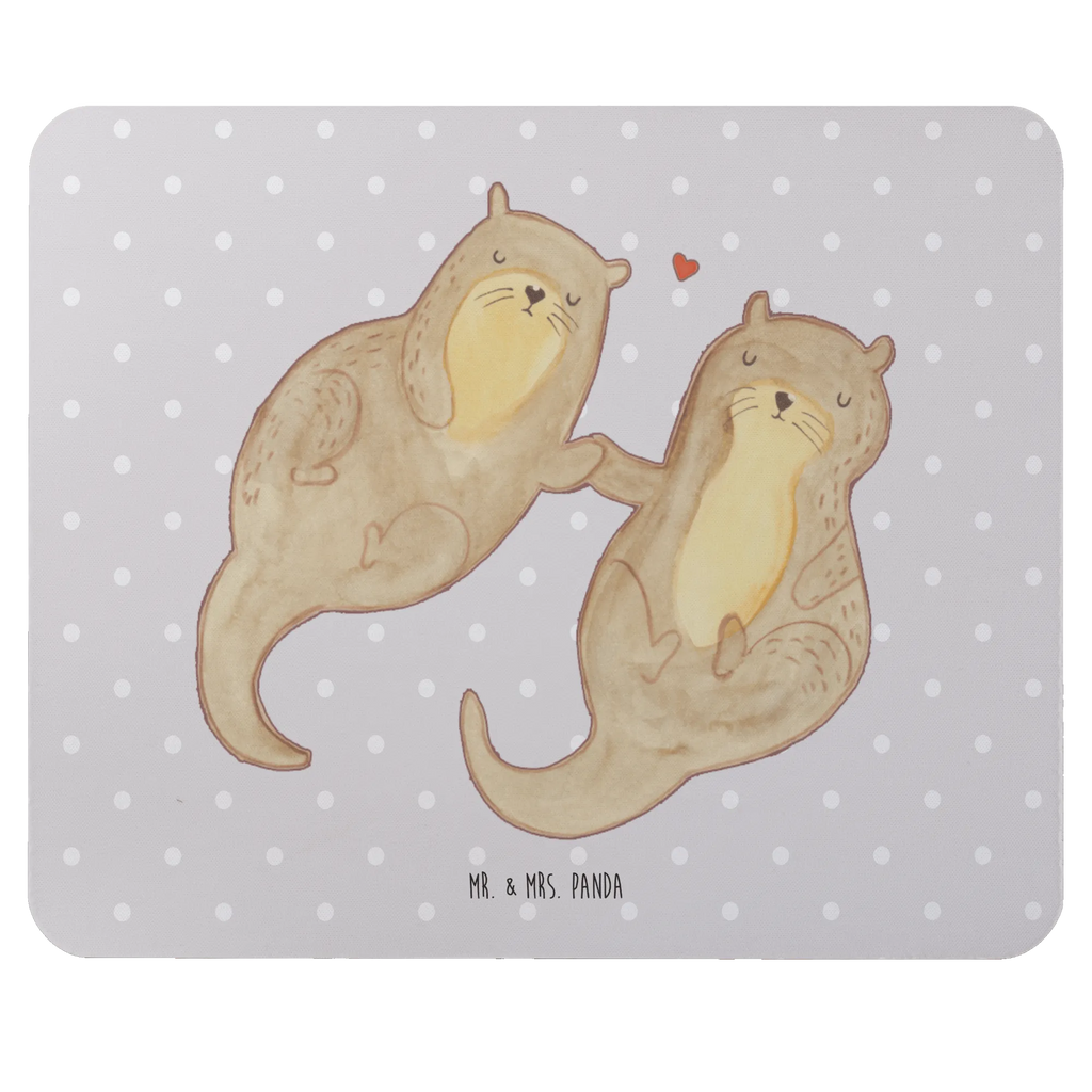 Mauspad Otter händchenhaltend Büroausstattung, Designer Mauspad, PC Zubehör, Mauspad Büro, Einzigartiges Mauspad, Mauspad, Mausunterlage, Mousepad, Computer zubehör, Arbeitszimmer, Otter, Fischotter, Seeotter, Otter Seeotter See Otter