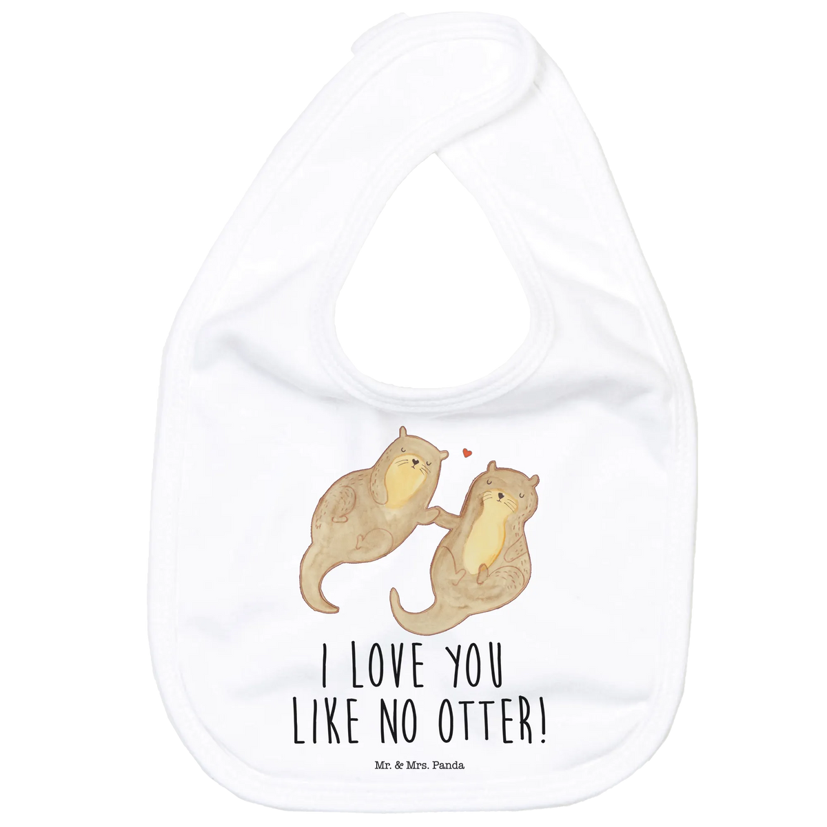 Bib otter holding hands baby party, spit cloth, drool bib, toddler, baby bib, baby shower, otter, marten, sea otter, European otter, water mammal, aquatic animal, baby otter, predator, water, otter gifts, animal lover, gift ideas for animal lovers, animal, mammal, water animal, gifts for people in love, Otter Sea Otter Lake Otter