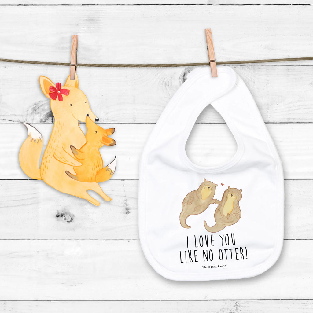 Bib otter holding hands baby party, spit cloth, drool bib, toddler, baby bib, baby shower, otter, marten, sea otter, European otter, water mammal, aquatic animal, baby otter, predator, water, otter gifts, animal lover, gift ideas for animal lovers, animal, mammal, water animal, gifts for people in love, Otter Sea Otter Lake Otter