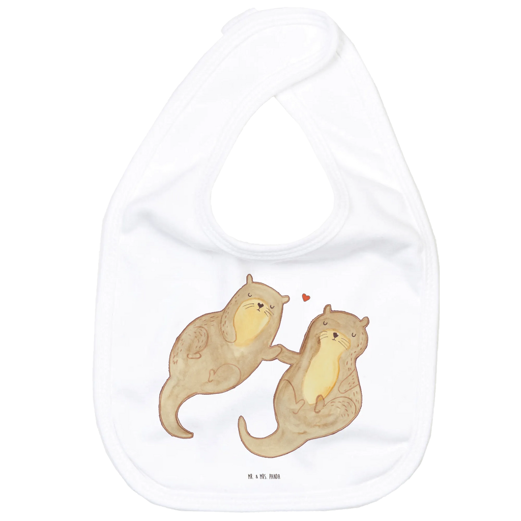 Bib otter holding hands baby party, spit cloth, drool bib, toddler, baby bib, baby shower, otter, marten, sea otter, European otter, water mammal, aquatic animal, baby otter, predator, water, otter gifts, animal lover, gift ideas for animal lovers, animal, mammal, water animal, gifts for people in love, Otter Sea Otter Lake Otter