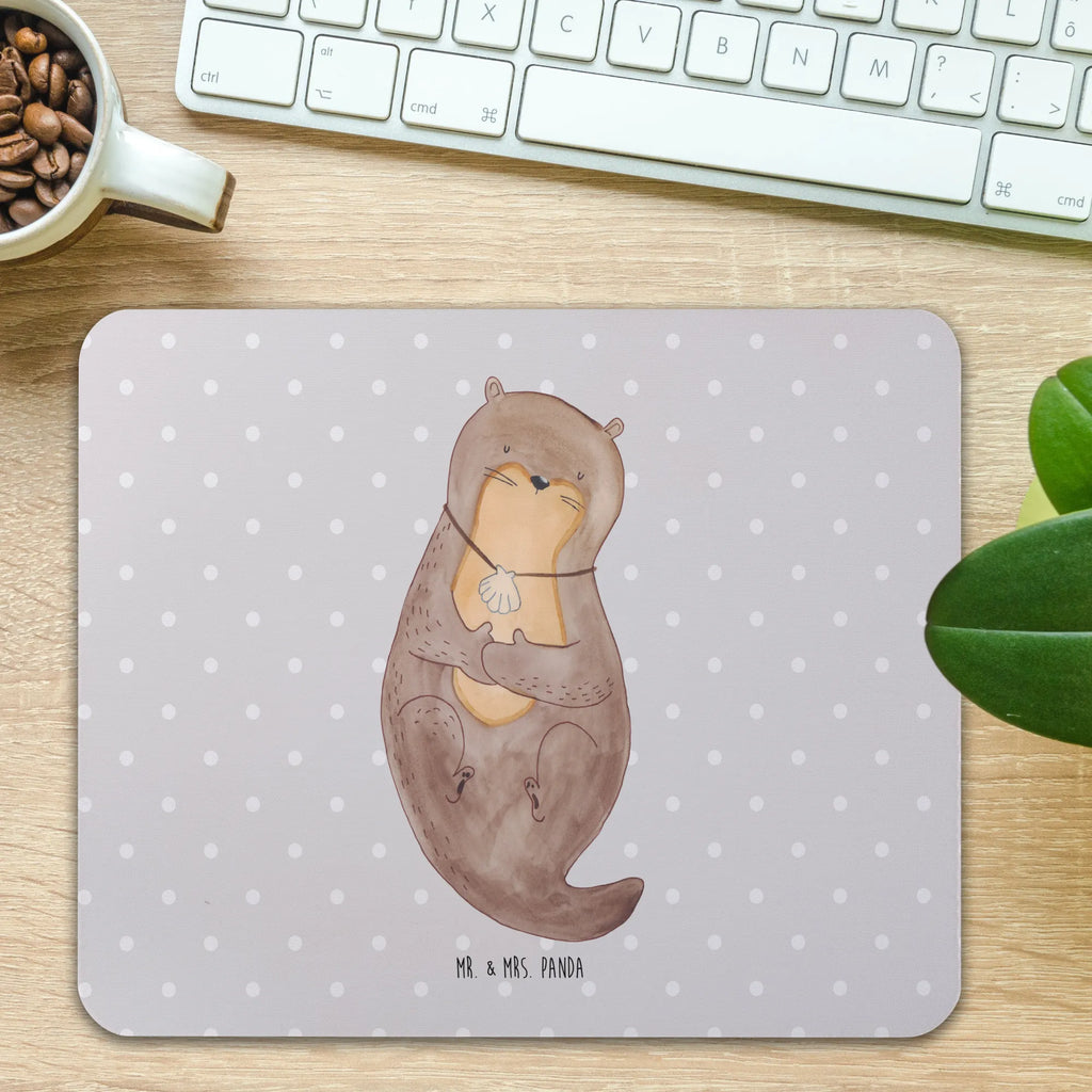 Mauspad Otter mit Muschelmedaillon mousematte, computer mauspad, Mauspad, computermatte, pc mausunterlage, mauspad laptop, laptop mousepad, Mausunterlage, computer mousepad, mauspad pc, notebook mauspad, pc mousepad, pc mauspad, Mausmatte, laptop mauspad, mausteppich, Mousepad, Fischotter, Seeotter, Otter, Motivation, Tagträumen, Träumen, Otterliebe, Grübeln, Büro