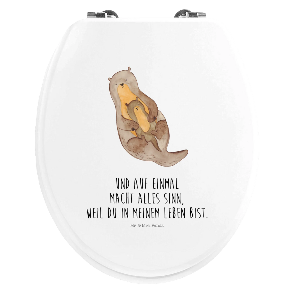 Motiv WC deska sedesowa wydra dziecko Klobrille, WC-Sitz, Klodeckel, Toilette, Toilettendeckel, Otter, Fischotter, Seeotter, Otter Seeotter See Otter