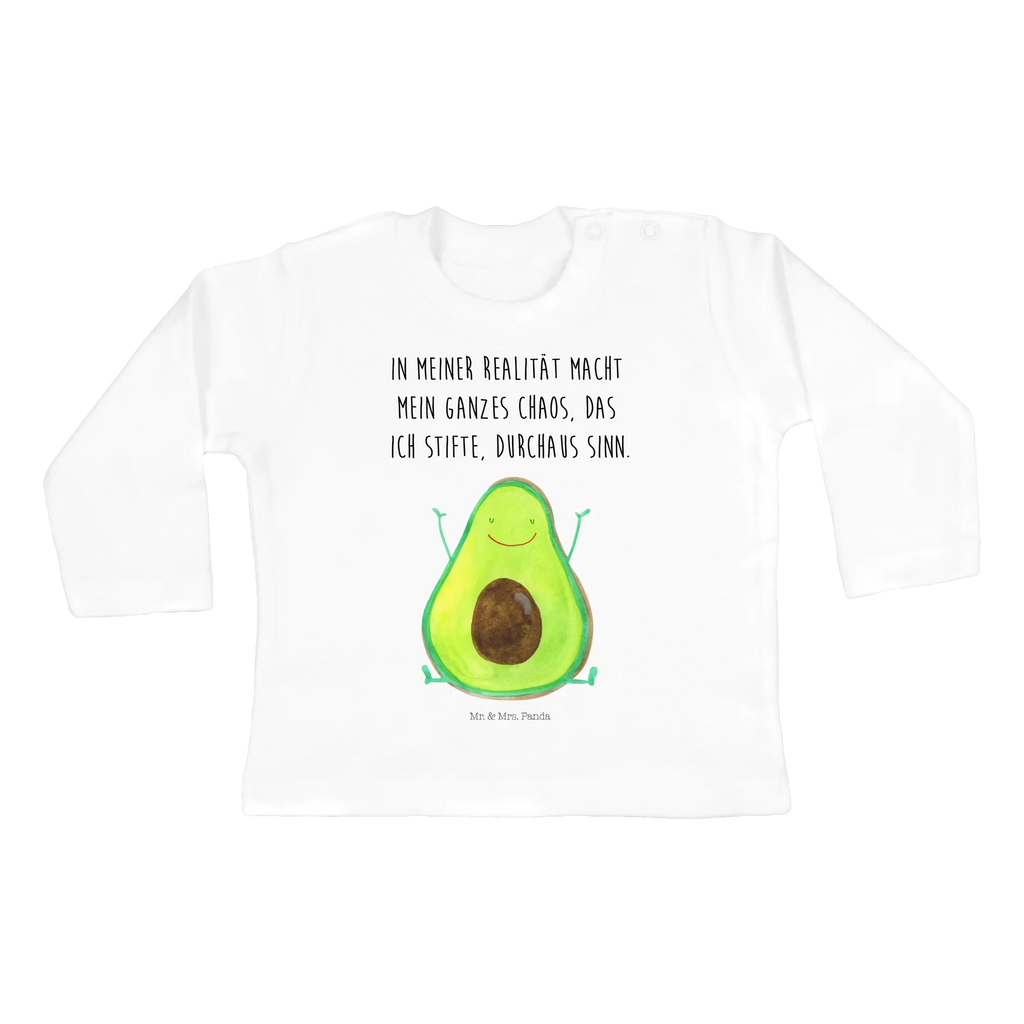 Baby Longsleeve Avocado Happy Langarm, Bio, Kleidung, Baby Shower, Veggie, Vegan, Gesund, Avocado, Chaos