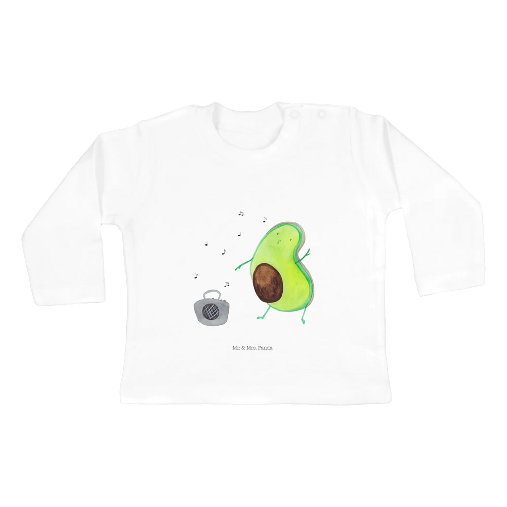 Baby Longsleeve Avocado tanzt Bio, Mädchen, Baby, Jungen, Kleidung, Langarm, Avocado, Veggie, Vegan, Gesund
