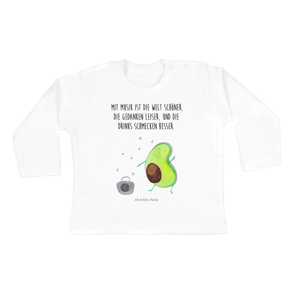 Baby Longsleeve Avocado tanzt Bio, Mädchen, Baby, Jungen, Kleidung, Langarm, Avocado, Veggie, Vegan, Gesund