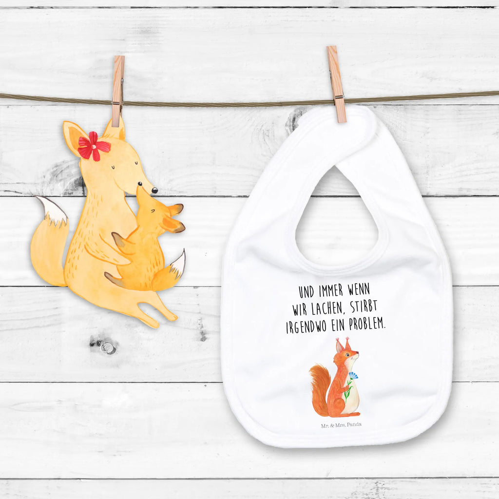 Bib Squirrel flower baby shower, spit cloth, baby bib, drool bib, baby party, toddler, small animals, cute, funny, cute animal motives, hand drawn, small world, funny sayings, good mood, happy, gifts, gift ideas, special gifts, animal lover, card, positive saying, saying decoration, laughter, squirrel, motivation pictures, Squirrel, happy saying, fun, motivation sayings