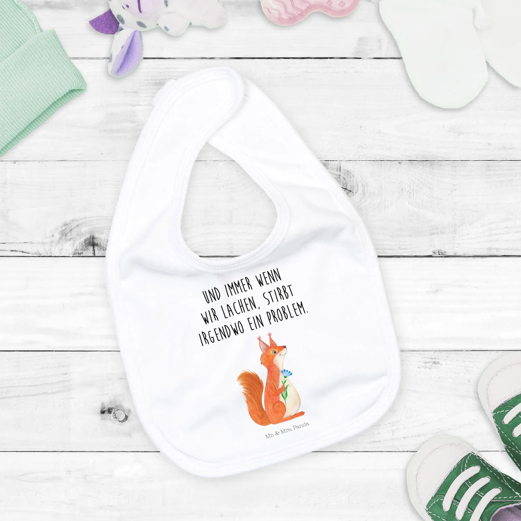 Bib Squirrel flower baby shower, spit cloth, baby bib, drool bib, baby party, toddler, small animals, cute, funny, cute animal motives, hand drawn, small world, funny sayings, good mood, happy, gifts, gift ideas, special gifts, animal lover, card, positive saying, saying decoration, laughter, squirrel, motivation pictures, Squirrel, happy saying, fun, motivation sayings