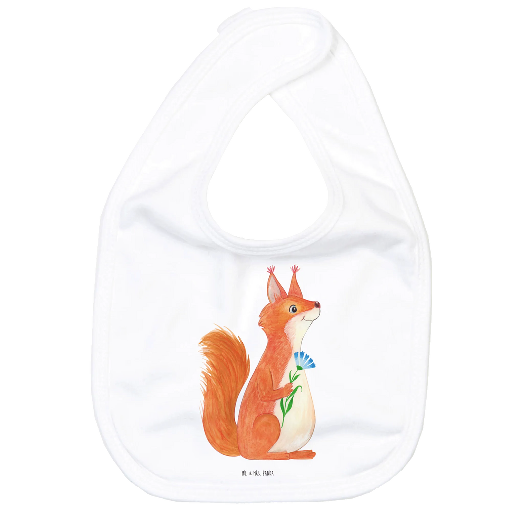 Bib Squirrel flower baby shower, spit cloth, baby bib, drool bib, baby party, toddler, small animals, cute, funny, cute animal motives, hand drawn, small world, funny sayings, good mood, happy, gifts, gift ideas, special gifts, animal lover, card, positive saying, saying decoration, laughter, squirrel, motivation pictures, Squirrel, happy saying, fun, motivation sayings