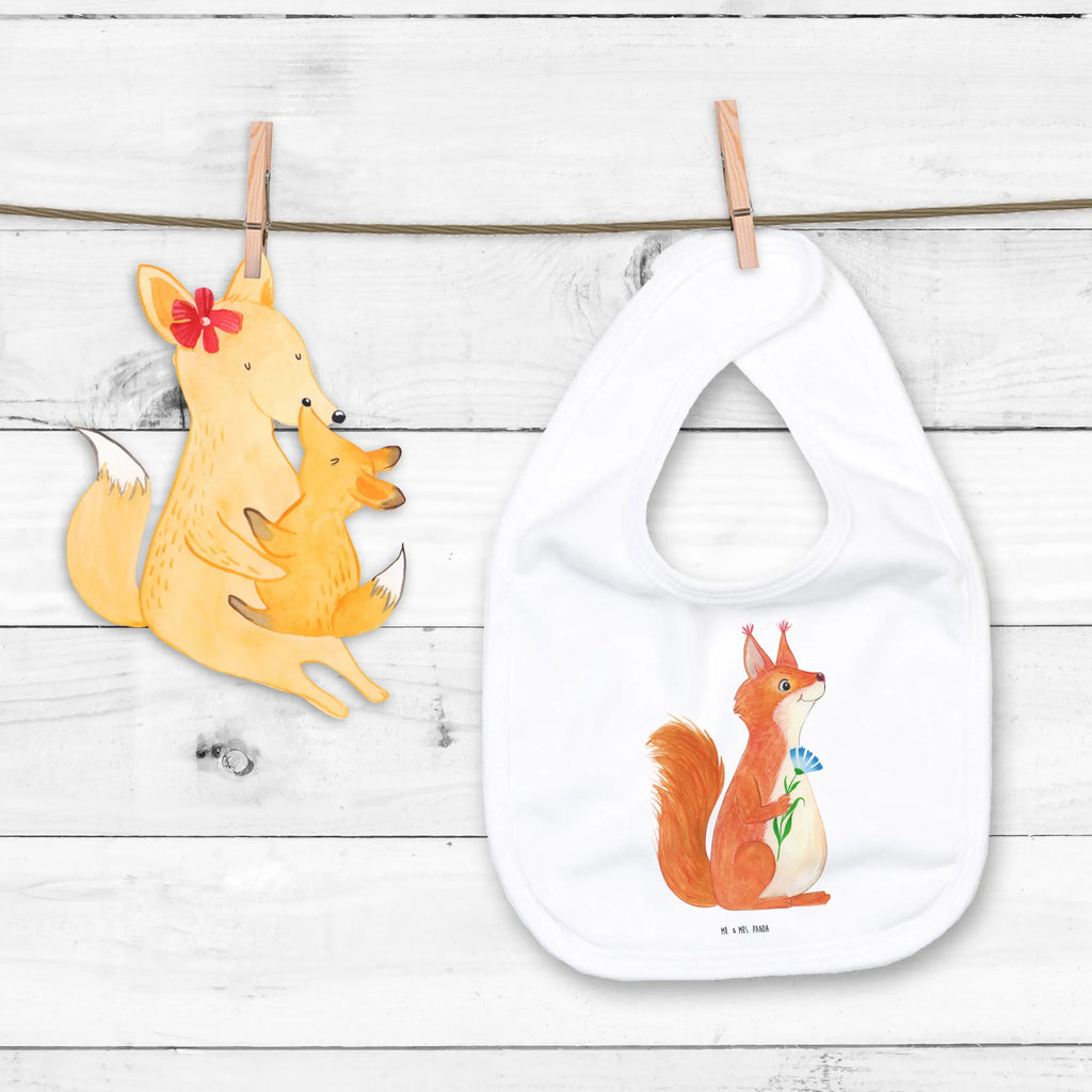 Bib Squirrel flower baby shower, spit cloth, baby bib, drool bib, baby party, toddler, small animals, cute, funny, cute animal motives, hand drawn, small world, funny sayings, good mood, happy, gifts, gift ideas, special gifts, animal lover, card, positive saying, saying decoration, laughter, squirrel, motivation pictures, Squirrel, happy saying, fun, motivation sayings