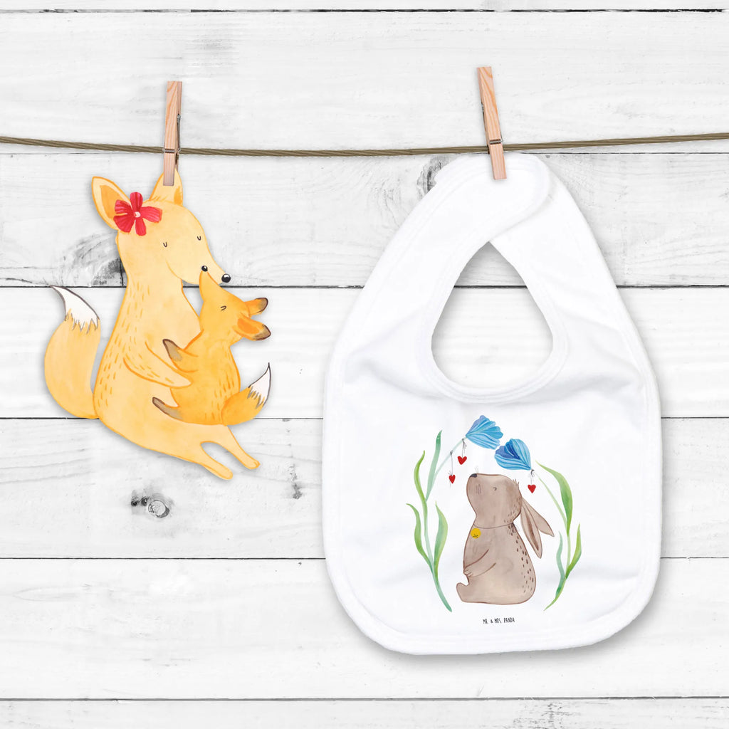 Bib Hare flower spit cloth, drool bib, baby bib, toddler, baby party, baby shower, Easter, Easter bunny, child's birthday, first child, Bunny, birth, child, christening gift, pregnancy, baptism, rabbit, hope, dreams, birthday