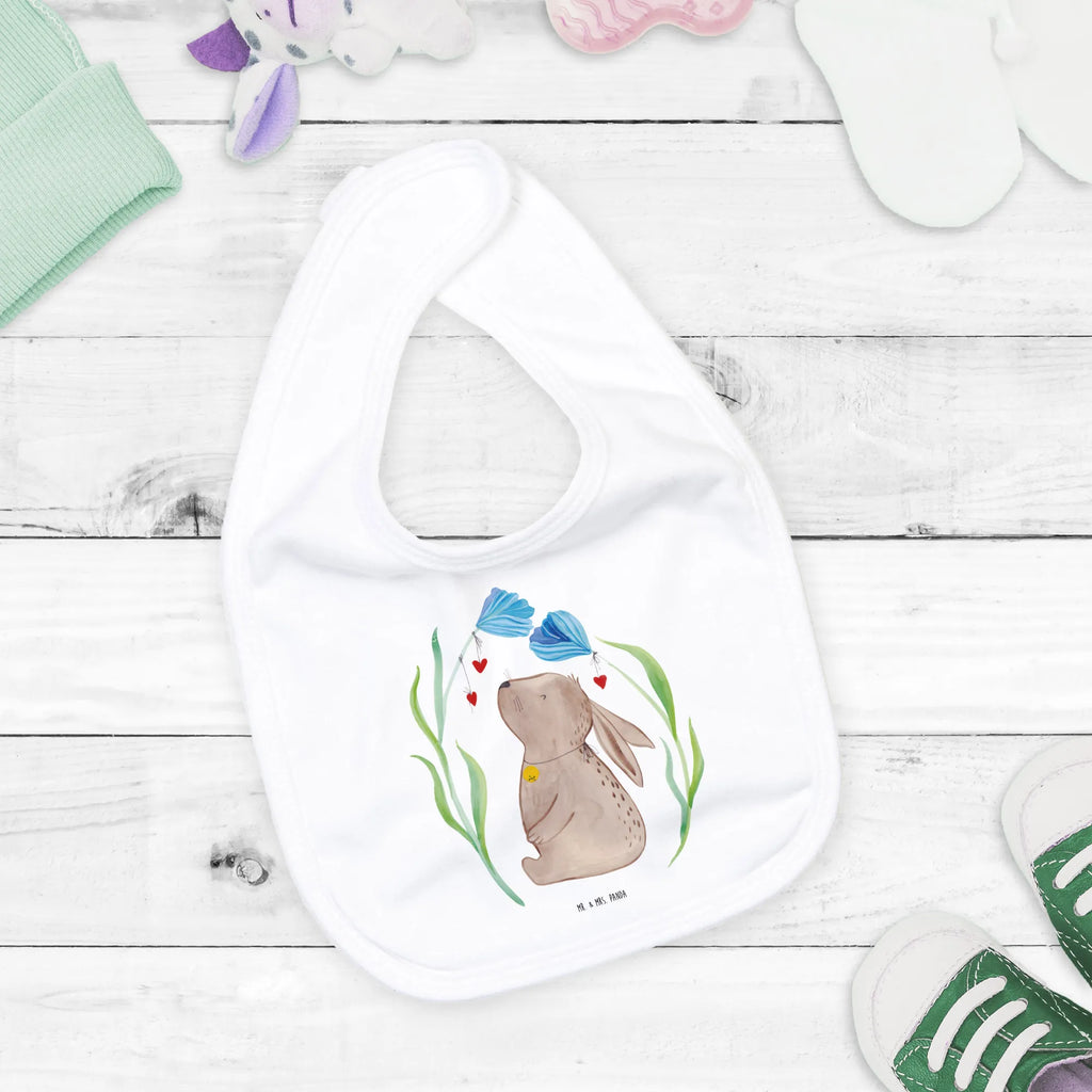 Bib Hare flower spit cloth, drool bib, baby bib, toddler, baby party, baby shower, Easter, Easter bunny, child's birthday, first child, Bunny, birth, child, christening gift, pregnancy, baptism, rabbit, hope, dreams, birthday