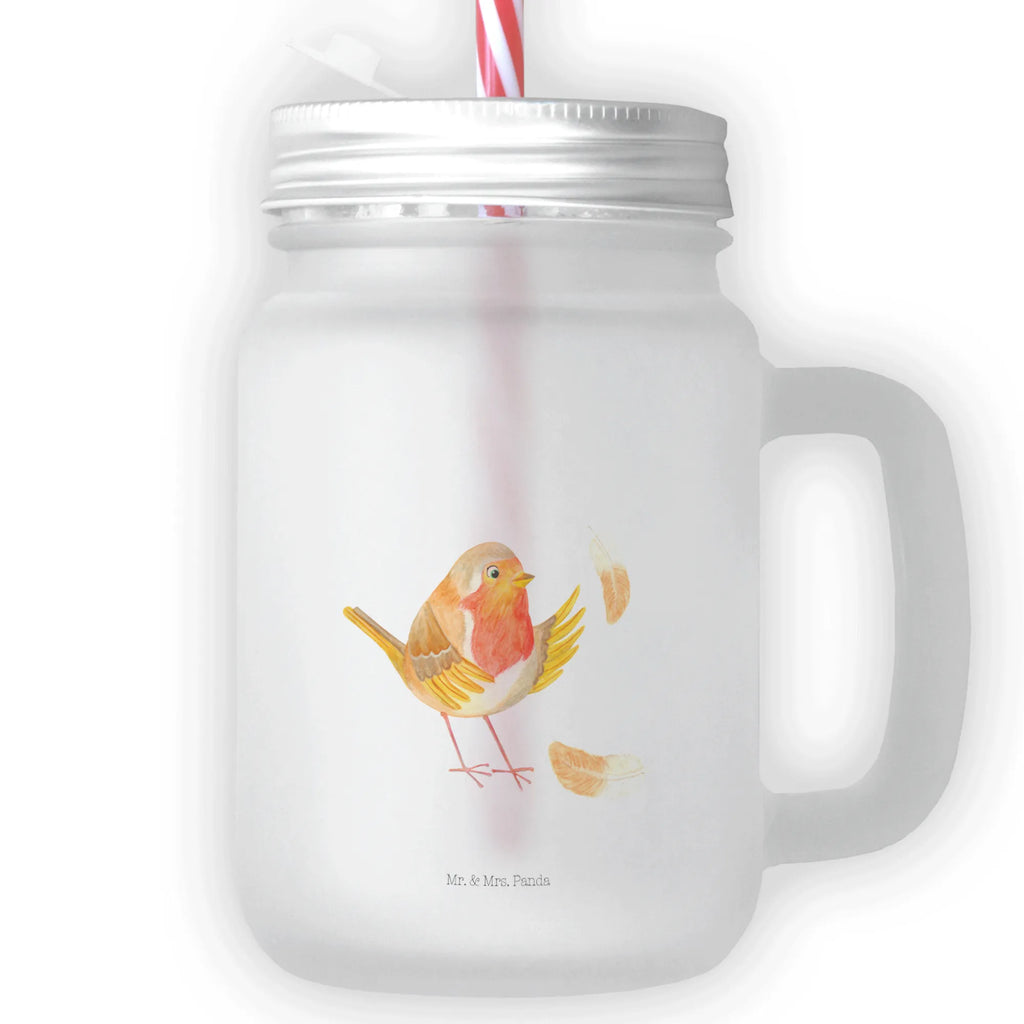 Mason jar drinking glass robin feathers cocktail glass, summer glass, handle glass, drinking glass, Mason Jar, glass, preserving glass, small animals, cute, funny, cute animal motives, hand drawn, small world, funny sayings, good mood, happy, gifts, gift ideas, special gifts, animal lover, card, motivation slogans, bird, robin, flying, slogan courage, What if i fall, slogan motivation, motivation pictures