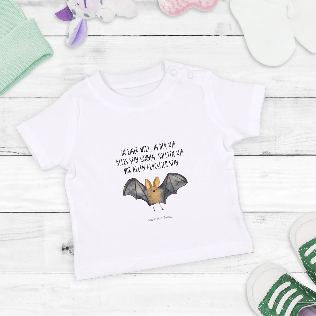 Organic Baby Shirt bat wing small animals, cute, funny, cute animal motives, hand drawn, small world, funny sayings, good mood, happy, gifts, gift ideas, special gifts, animal lover, card