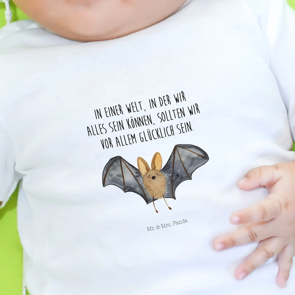Organic Baby Shirt bat wing small animals, cute, funny, cute animal motives, hand drawn, small world, funny sayings, good mood, happy, gifts, gift ideas, special gifts, animal lover, card
