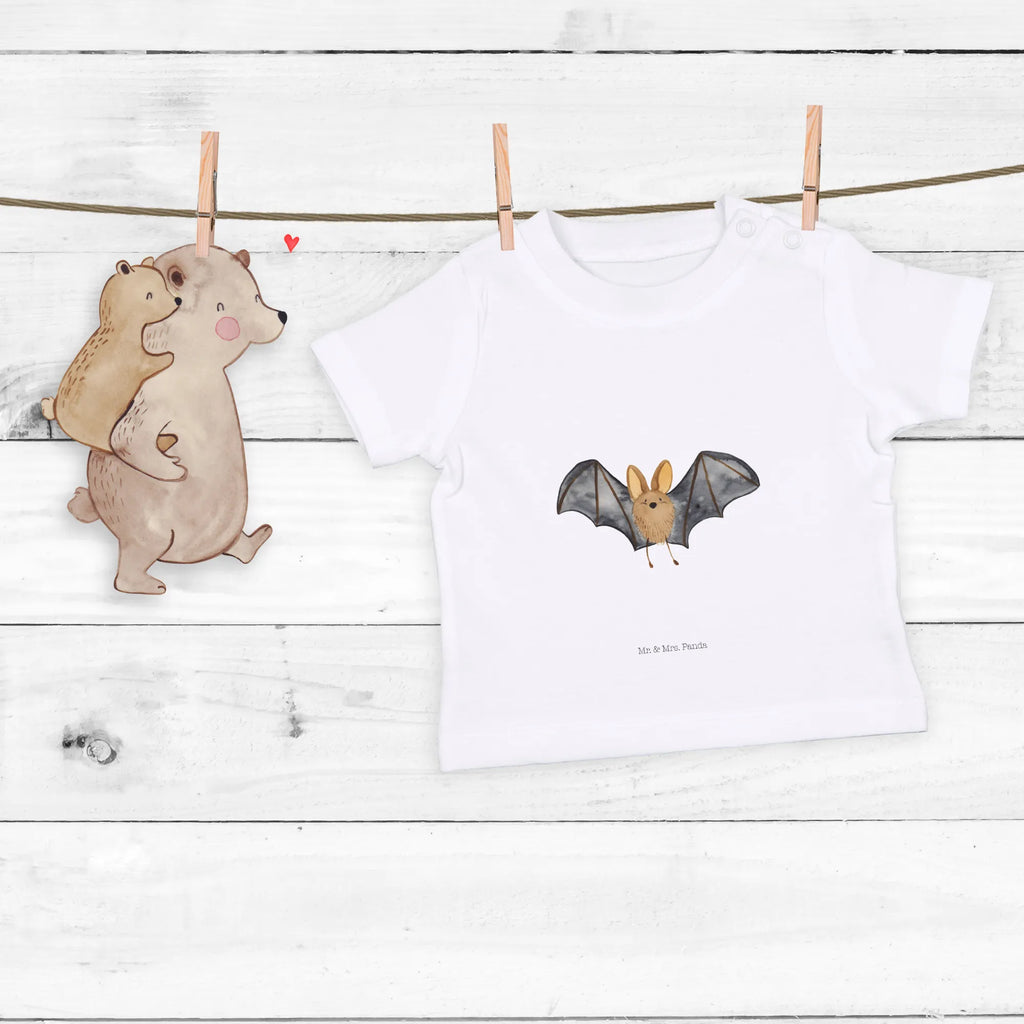 Organic Baby Shirt bat wing small animals, cute, funny, cute animal motives, hand drawn, small world, funny sayings, good mood, happy, gifts, gift ideas, special gifts, animal lover, card