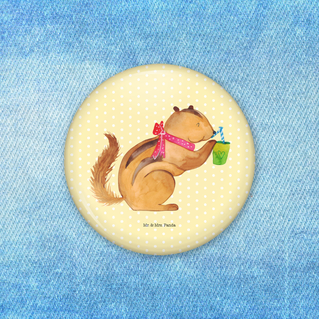 Button Eichhörnchen Smoothie 50mm Button, Button, Pin, Anstecknadel, Tiermotive, Gute Laune, lustige Sprüche, Tiere, Green Smoothies, Diät, Abnehmen, Streifenhörnchen, Eichhörnchen