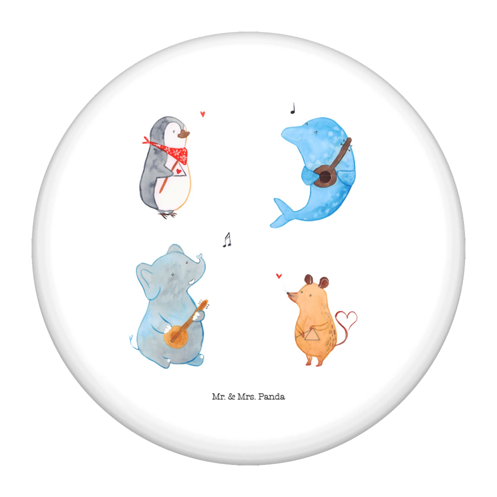 Button Big tape Button, Pin, 50mm Button, Lapel Pin, small animals, cute, funny, cute animal motives, hand drawn, small world, funny sayings, good mood, happy, gifts, gift ideas, special gifts, animal lover, card, dolphin, mouse, band, guitar, dog, elephant, music, musicians, penguin, triangle