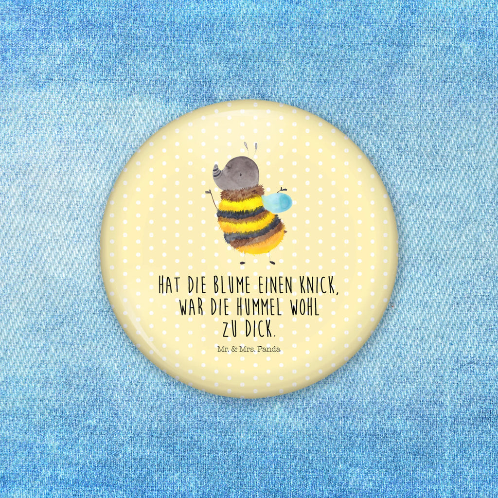 50mm Guzik trzmiel puszysty Motywy zwierzęce, dobra energia, zabawne powiedzonka, zwierzęta