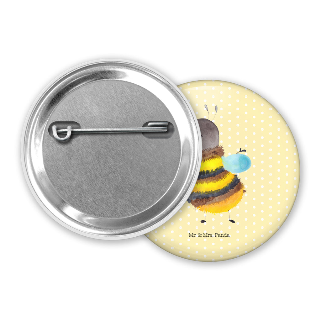 Button Hummel flauschig 50mm Button, Button, Pin, Anstecknadel, Tiermotive, Gute Laune, lustige Sprüche, Tiere, Hummel, Flauschig, Biene, Blume, Natur