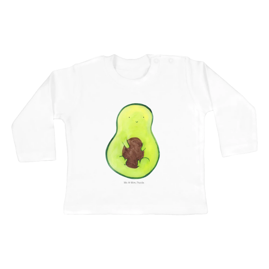 Longsleeve dla niemowląt 12-18 miesięcy Awokado pestka Kleidung, Langarm, Baby Shower, Bio, Veggie, Vegan, Gesund, Avocado, Avokado, Kern, Avocadokern, Pflanze, Spruch Leben