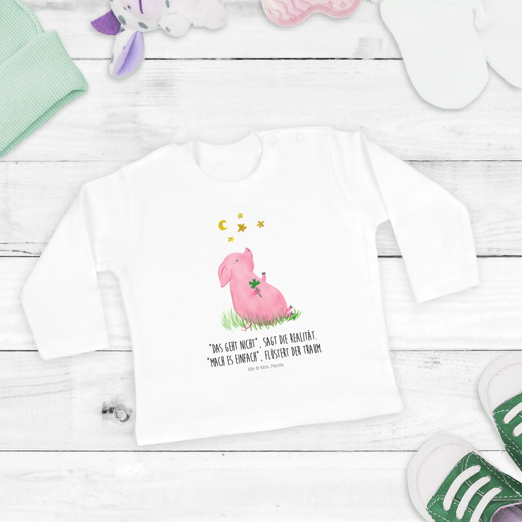 Baby Longsleeve Glücksschwein Kleidung, Mädchen, Baby, Langarm, Bio, Jungen, Tiermotive, Gute Laune, lustige Sprüche, Tiere, Glücksschwein. Glück, Sernchen, Glücksbringer, Sterne, Schweinchen, Ziele, Träume, Motivation, Schwein