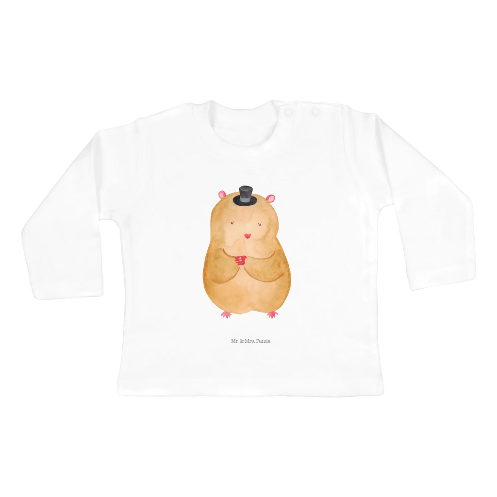 Baby Longsleeve Hamster mit Hut Langarm, Kleidung, Baby Shower, Bio, Tiere, Gute Laune, Tiermotive, Lustige Sprüche, Magier, Hamster, Zylinder, Zwerghamster, Hut, Zauberer