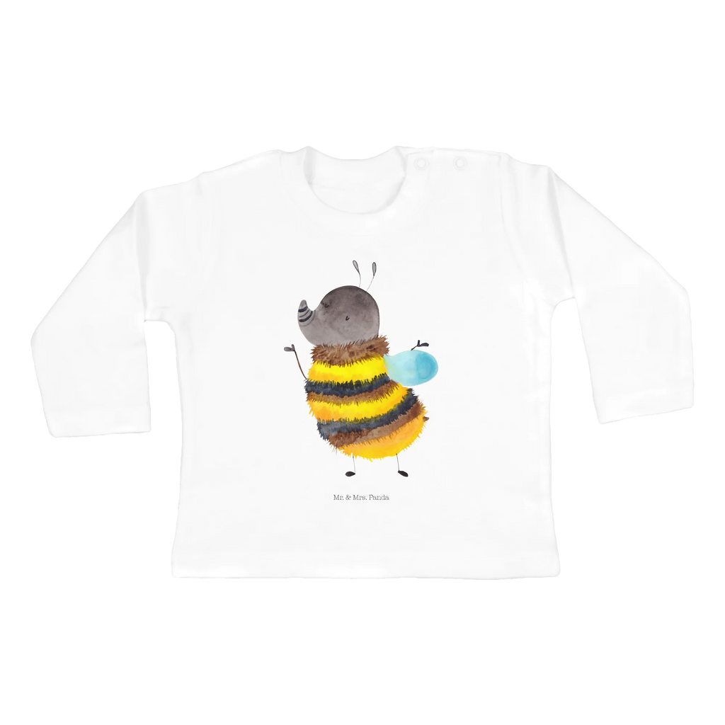Baby Longsleeve Hummel flauschig Baby Shower, Bio, Kleidung, Langarm, Tiere, Gute Laune, Tiermotive, Lustige Sprüche, Hummel, Flauschig, Biene, Natur, Blume