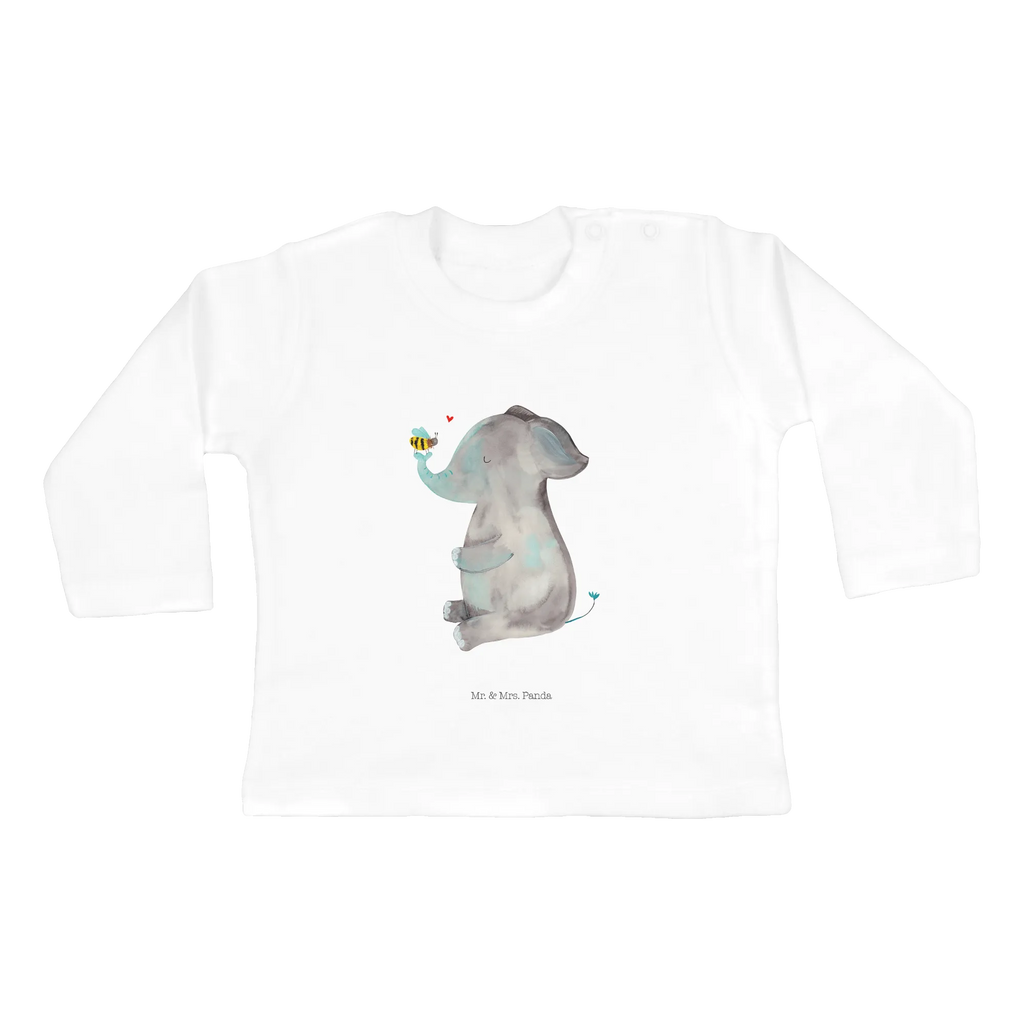 Baby Longsleeve Elefant & Biene Langarm, Kleidung, Baby Shower, Bio, Tiere, Gute Laune, Tiermotive, Lustige Sprüche, Elefant, Liebesbeweis, Heiratsantrag, Liebesspruch, Jahrestag, Biene, Hochzeitsgeschenk, Liebe, Liebesgeschenk
