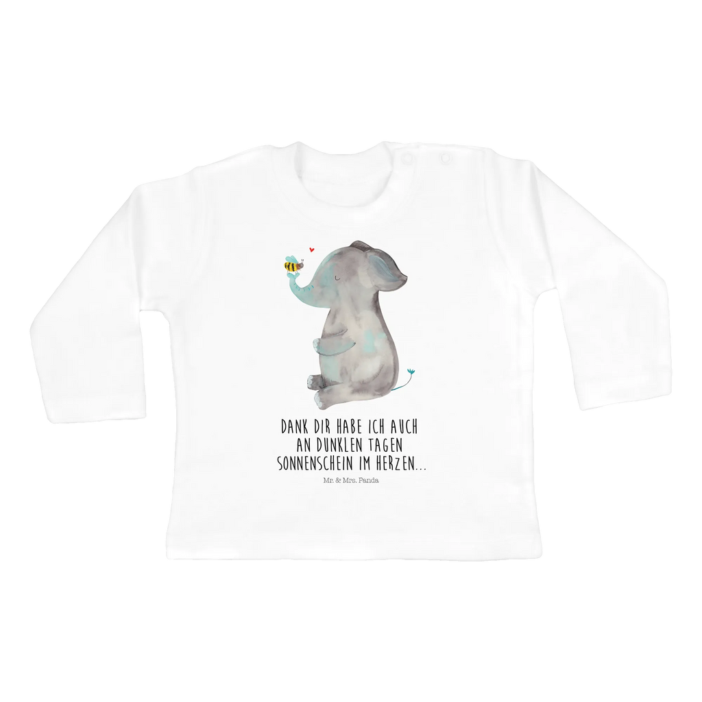 Baby Longsleeve Elefant & Biene Langarm, Kleidung, Baby Shower, Bio, Tiere, Gute Laune, Tiermotive, Lustige Sprüche, Elefant, Liebesbeweis, Heiratsantrag, Liebesspruch, Jahrestag, Biene, Hochzeitsgeschenk, Liebe, Liebesgeschenk