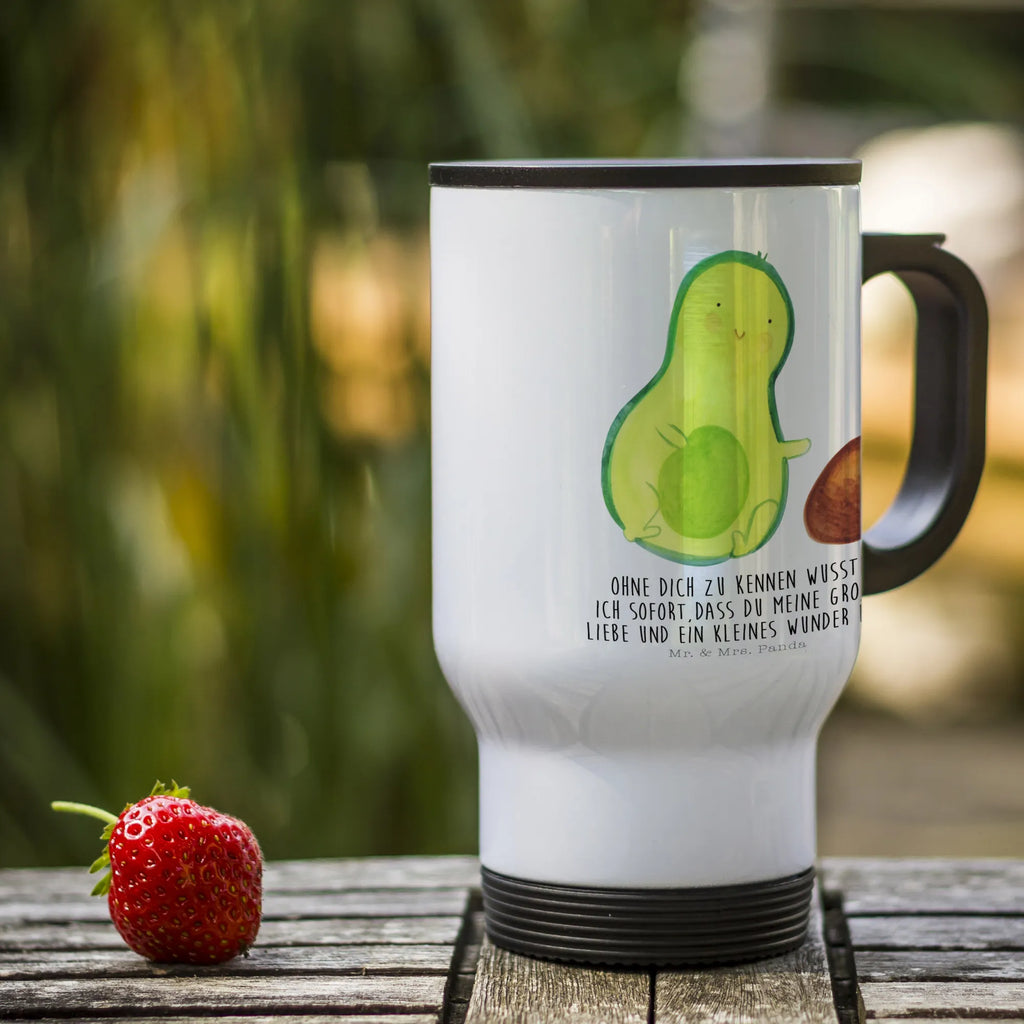 Insulated mug avocado core rolls travel coffee mug, travel mug, Thermo cup, To Go mug, Coffee mug, Thermo mug, Insulated mug, avocado, vegetables, infant, pregnancy, for birth, first child, child, big love, avocados, baby party, birthday, love, birth, baby