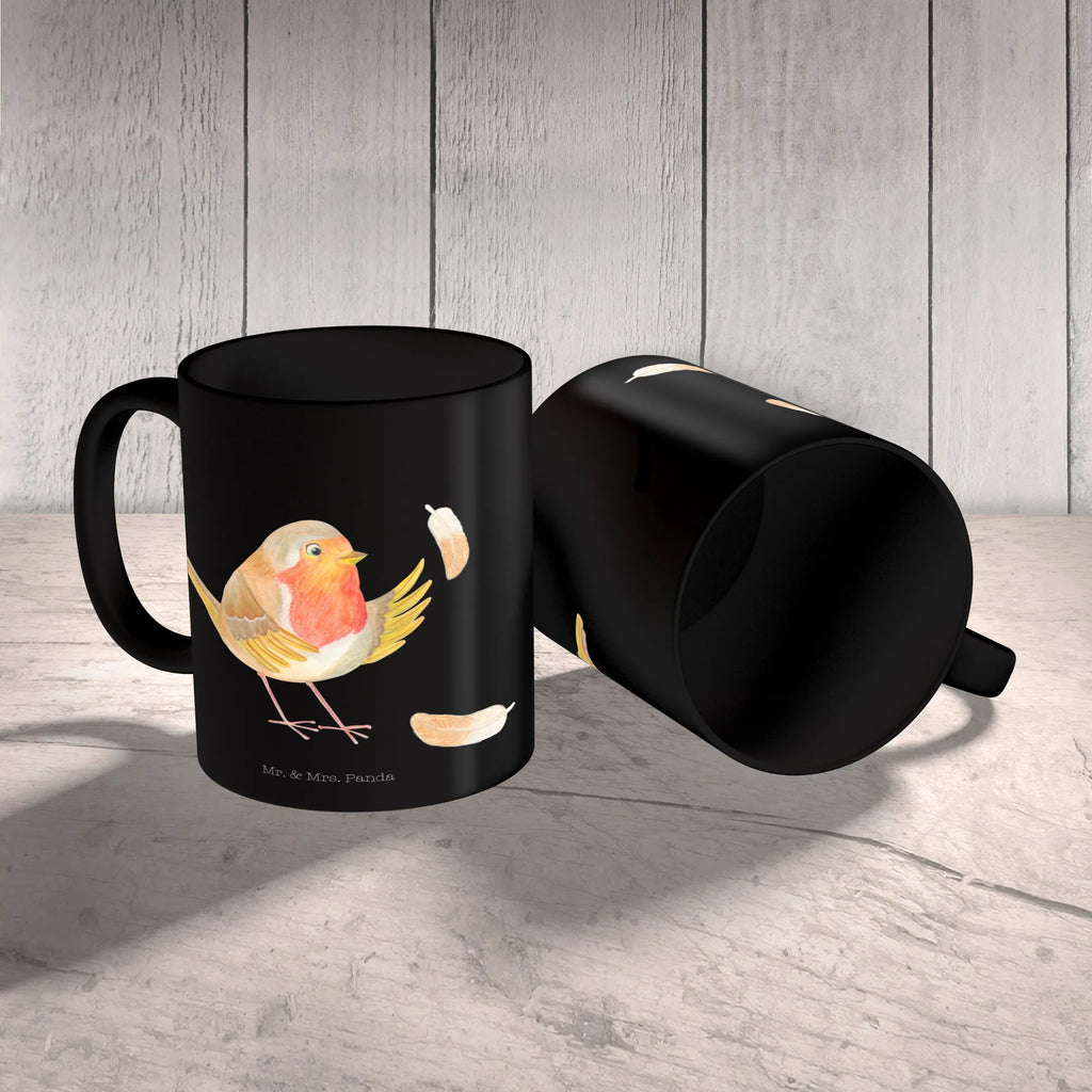 Mug robin feathers Tasse mit Zitaten, Porzellantasse, Kaffeetasse, Bürotasse, Keramiktasse, Teetasse, Tasse mit Motiven, Geschenktasse, Tasse, Tiermotive, Gute Laune, lustige Sprüche, Tiere, Motivationsbilder, Vogel, Rotkehlchen, Spruch Mut, Spruch Motivation, fliegen, Motivation Sprüche, What if i fall