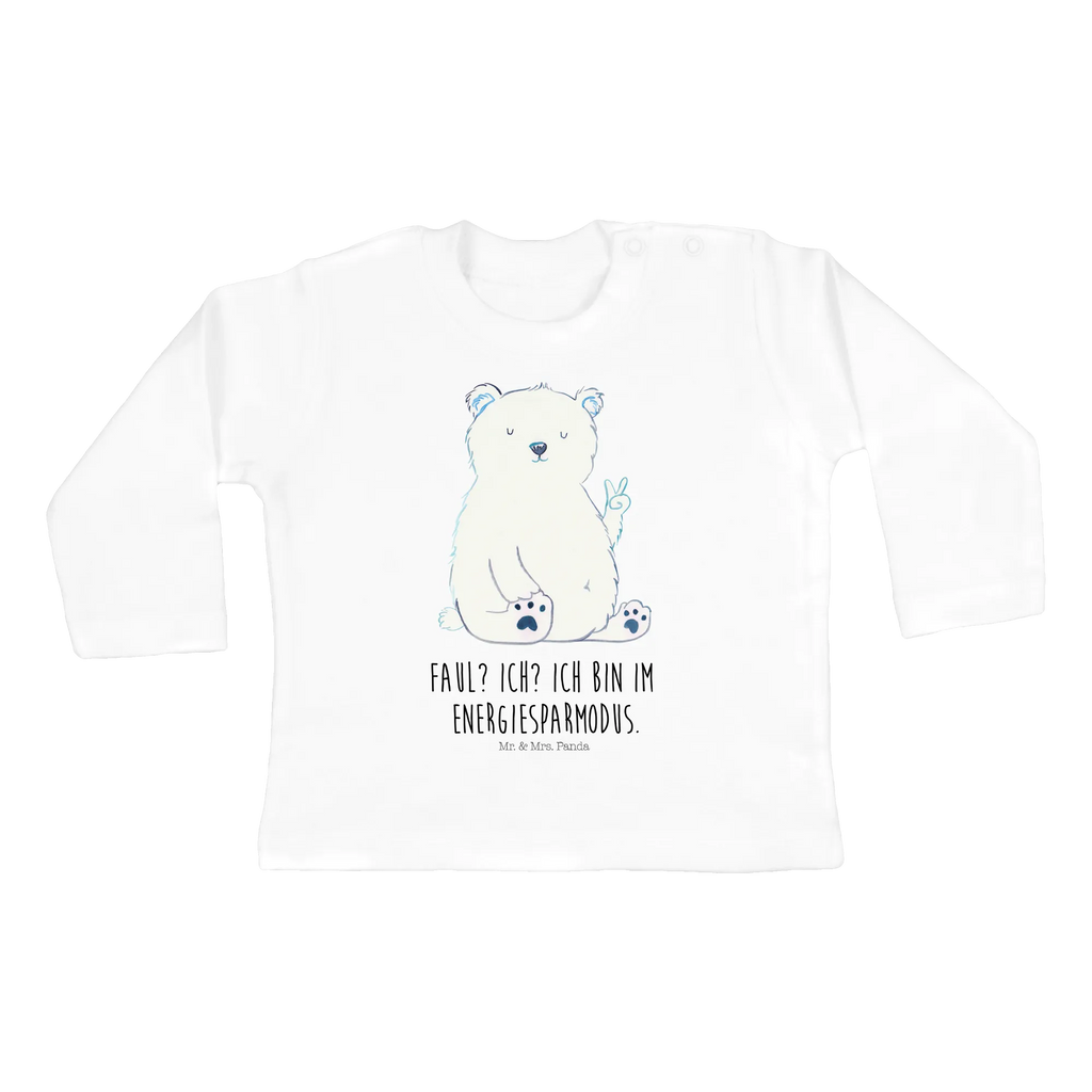 Longsleeve dla niemowląt 12-18 miesięcy Niedźwiedź polarny leniwy Baby Shower, Langarm, Bio, Kleidung, Teddy, Bär, Teddybär, Faul, Relaxen, Eisbär, Arbeit, Homeoffice, Entspannen, Nordpol, Büro, Arbeitsplatz, Bürojob