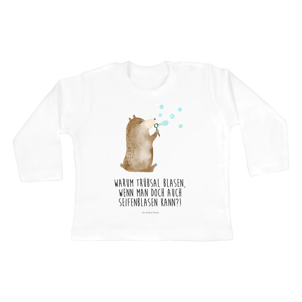 Longsleeve dla niemowląt 12-18 miesięcy niedźwiedź bańki mydlane Langarm, Bio, Baby Shower, Kleidung, Teddy, Bär, Teddybär, Seifenblasen Bär Lustig Sein Glücklich Traurig Happy