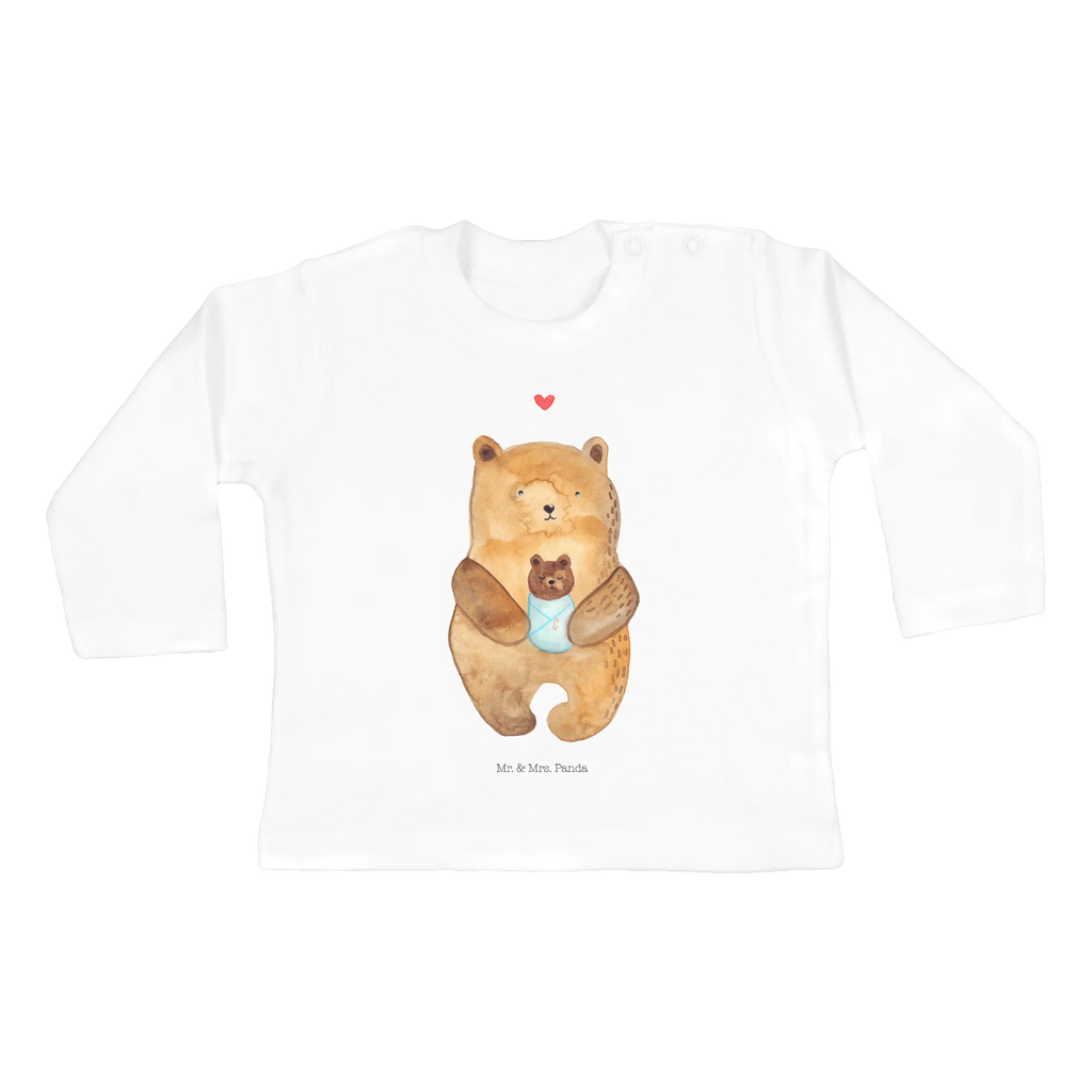 Longsleeve dla niemowląt 12-18 miesięcy Niedźwiedź Niemowlę Kleidung, Langarm, Baby Shower, Bio, Teddy, Bär, Teddybär, Eltern, Täufling, Neffe, Enkelin, Baby, Nichte, Geburt, Taufe, Geburtstag, Mutter, Glückwunsch, Enkel