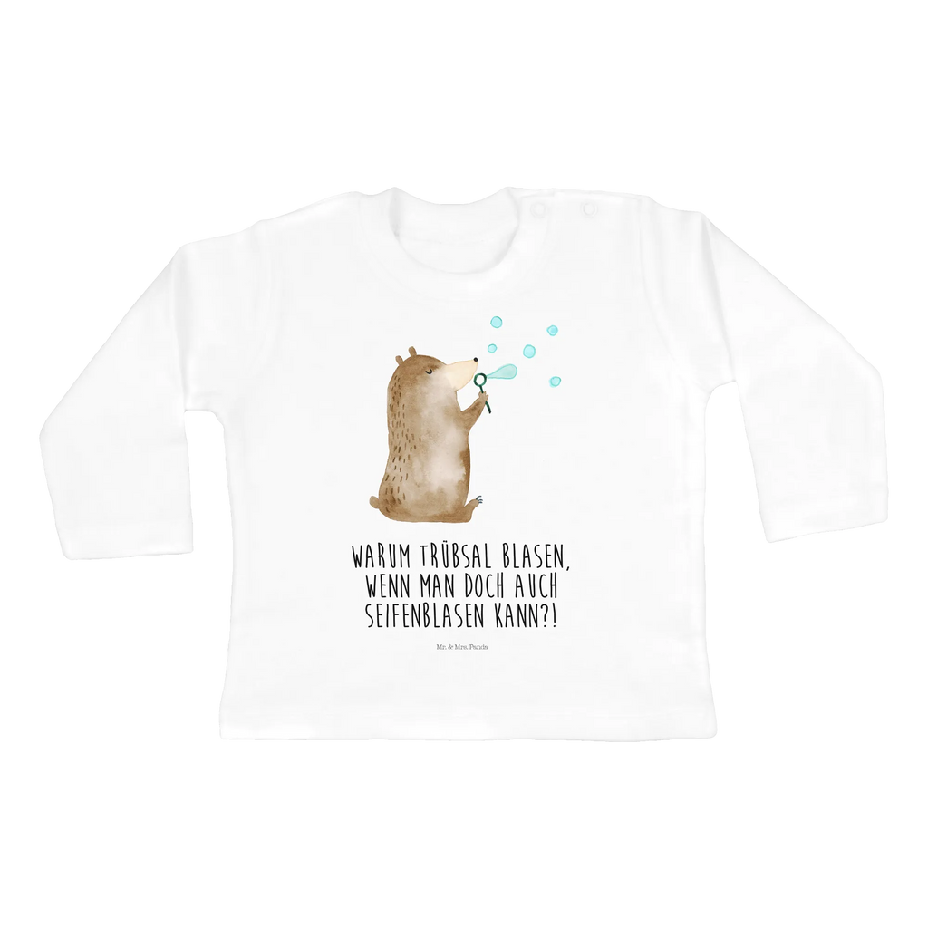 Longsleeve dla niemowląt 12-18 miesięcy niedźwiedź bańki mydlane Langarm, Bio, Baby Shower, Kleidung, Teddy, Bär, Teddybär, Seifenblasen Bär Lustig Sein Glücklich Traurig Happy