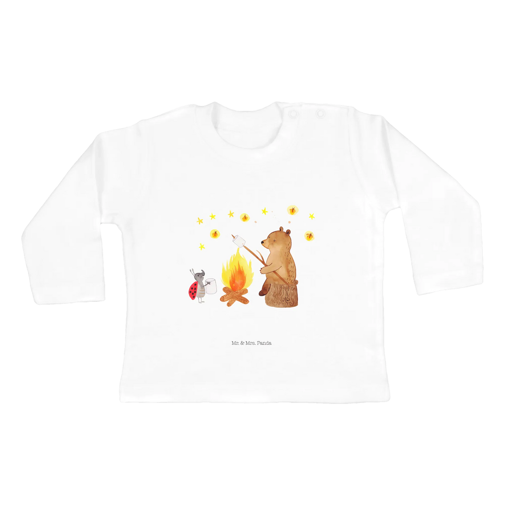 Longsleeve dla niemowląt 12-18 miesięcy Niedźwiedź i biedronka przy ognisku Langarm, Kleidung, Bio, Baby Shower, Teddy, Bär, Teddybär, Lagerfeuer