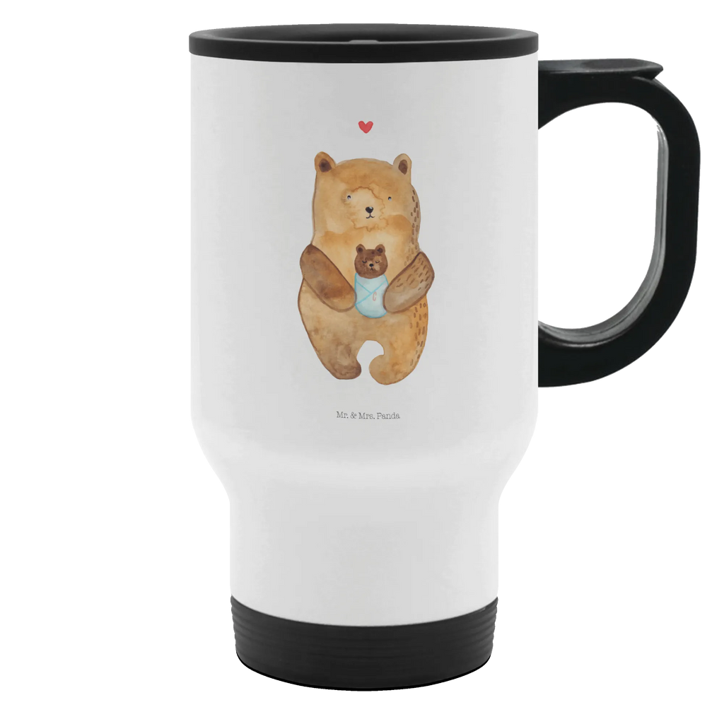 Insulated mug bear infant To Go mug, travel mug, Insulated mug, travel coffee mug, Thermo mug, Thermo cup, Coffee mug, bear, teddy, teddy bear, cuddly toy, baptism, birth, nephew, congratulations, niece, baptized child, grandson, baby, parents, birthday, mother, grandchild
