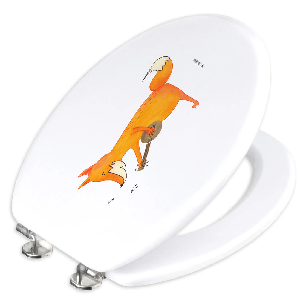 Motiv WC Sitz Fuchs Gitarre WC-Sitz, Klodeckel, Klobrille, Toilette, Toilettendeckel, Fuchs, Sänger, Füchse, Sängerin, Musik Spruch, Gitarre, Geschenk Musiker, Musikerin