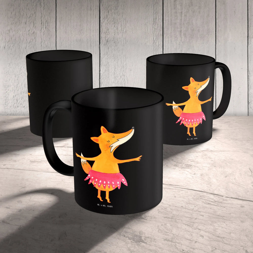 Tasse Fuchs Ballerina Porzellantasse, Tasse, Bürotasse, Teetasse, Keramiktasse, Kaffeetasse, Tasse mit Motiven, Tasse mit Zitaten, Geschenktasse, Fuchs, Geburtstag, Tänzerin, Ballerina, Füchse, Füchsin, Ballett, Fuchs Spruch, Party, Einladung, Tanzen