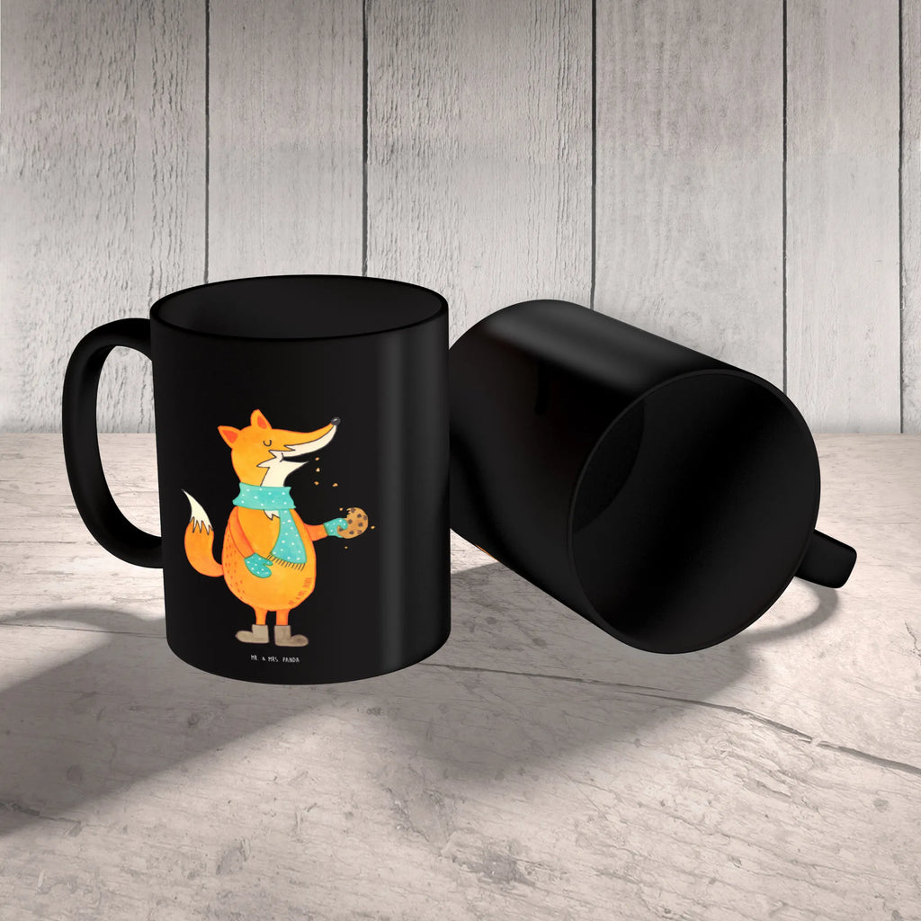 Tasse Fuchs Keks Tasse, Keramiktasse, Bürotasse, Geschenktasse, Tasse mit Zitaten, Tasse mit Motiven, Porzellantasse, Kaffeetasse, Teetasse, Fuchs, Kekse, Weihnachtszeit, Plätzchen, Liebe, Küche Deko, Winter, Füchse, Backen Spruch