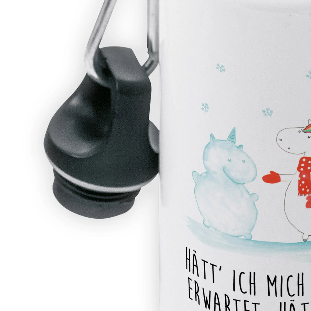 Kids drinks bottle unicorn snowman Children, Children's bottle, Bottle, Drinking bottle, Kids, Kindergarten bottle, Primary school, unicorn, unicorns, Winter, winter gift, Christmas, Unicorn, Cake, Christmas Motif, X-Mas, present, Snow, Snowman, Cold, Cap, Gloves